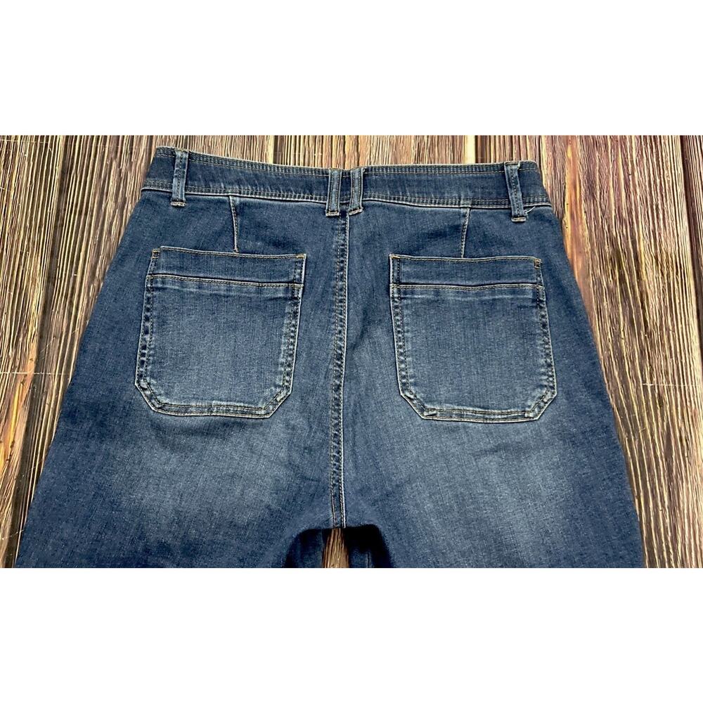 💋 Democracy Ab Technology Roll Up Cargo Jeans Womens Size 8 Stretch